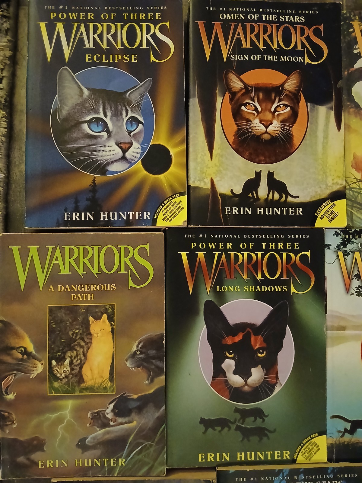 Erin Hunter Warriors Paperback Book Lot 11: Eclipse, Starlight, Twilight + More