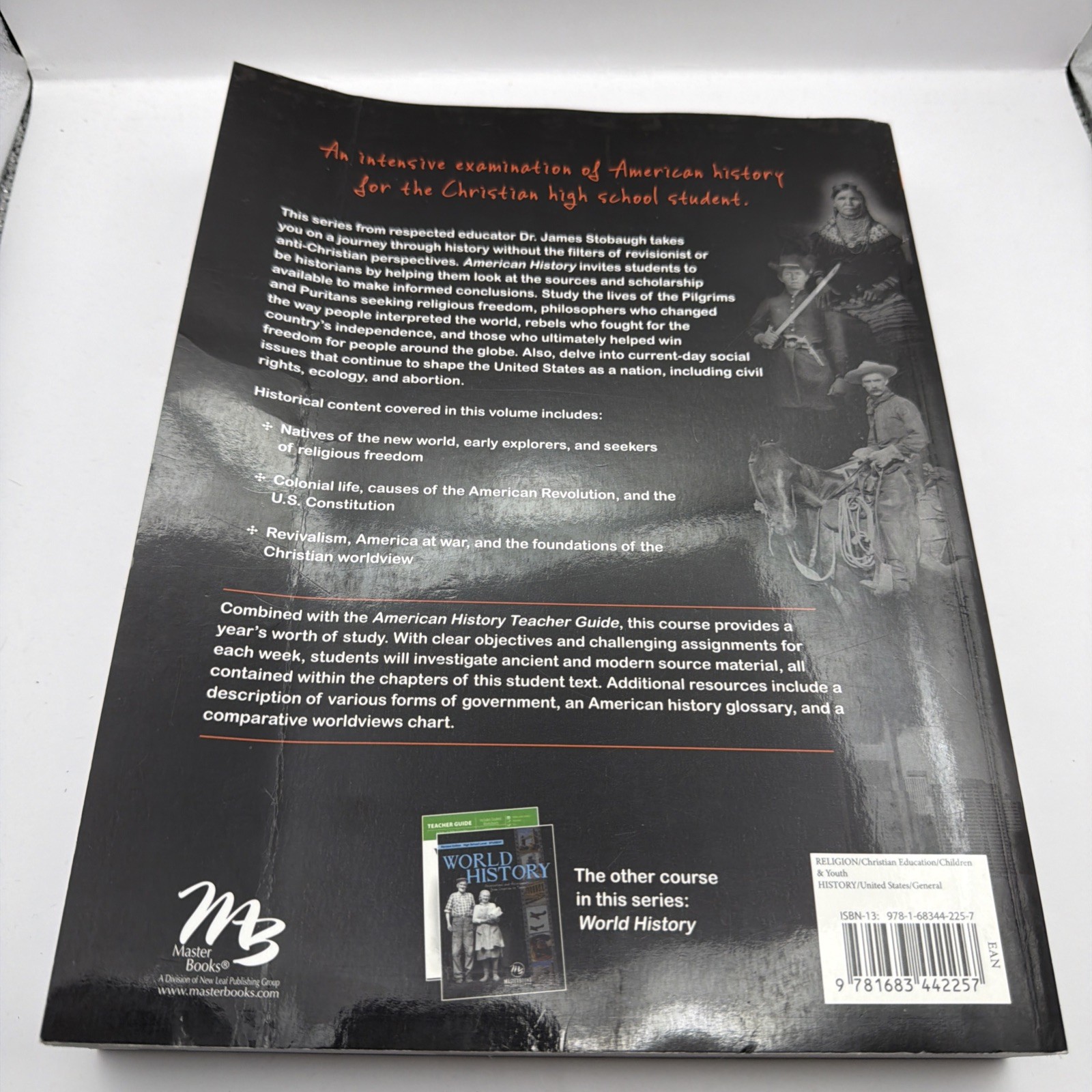 Masterbooks American History Student High School Revised Edition Curriculum