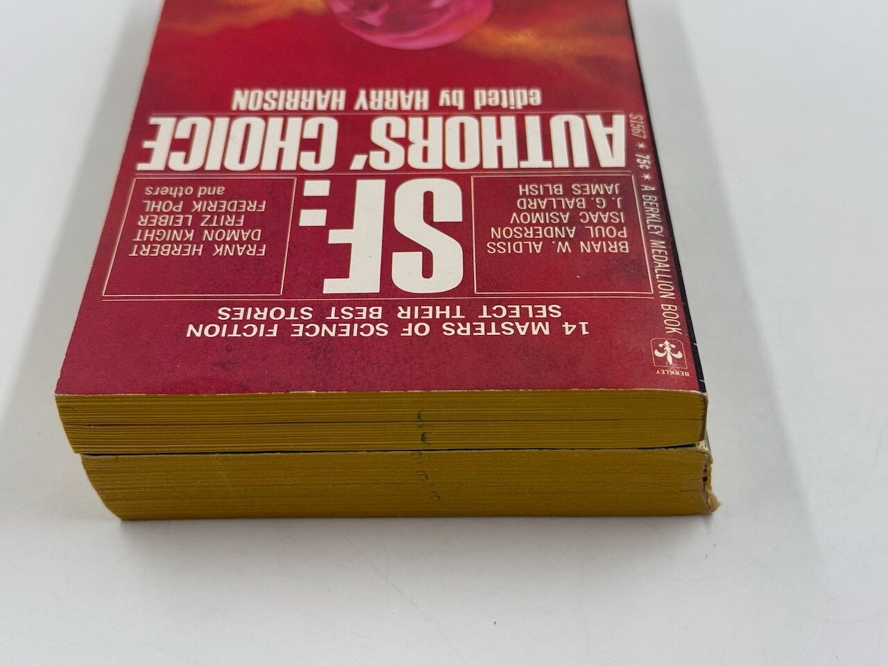 SF: Authors‘ Choice 1-2, Ed. Harry Harrison, Berkley PB 6/68, 5/70