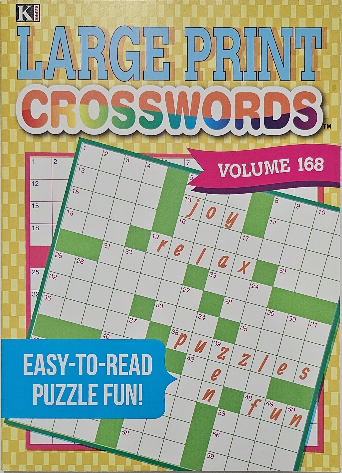 Kappa Large Print Crosswords Puzzle Books, 32 Different Volumes to Select U-PICK