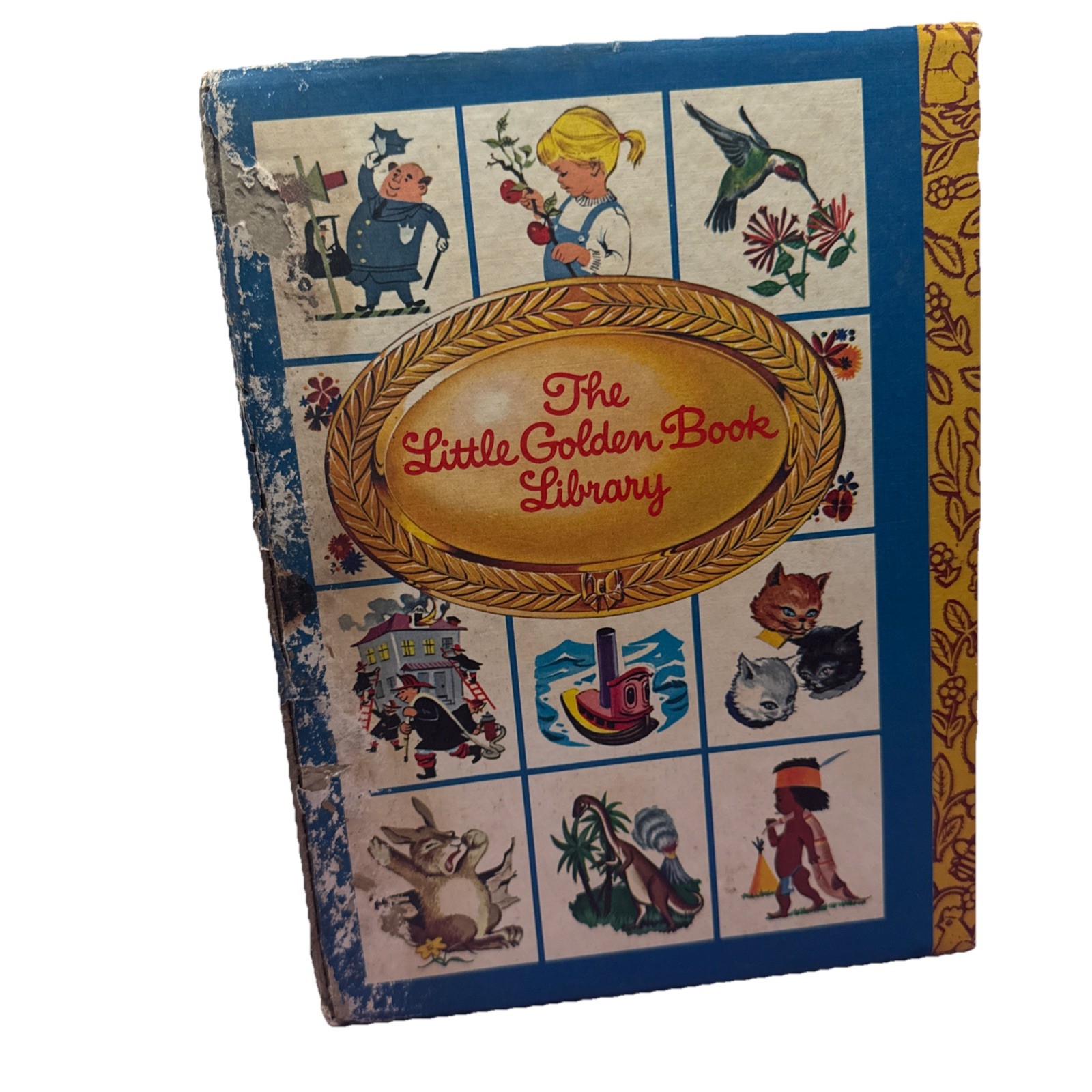 Vintage The Little Golden Book Library 1969 Four Book Boxed Set Hardcovers