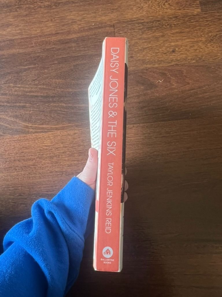 Daisy Jones & The Six Taylor Jenkins Reid Paperback Novel Book Club Edition
