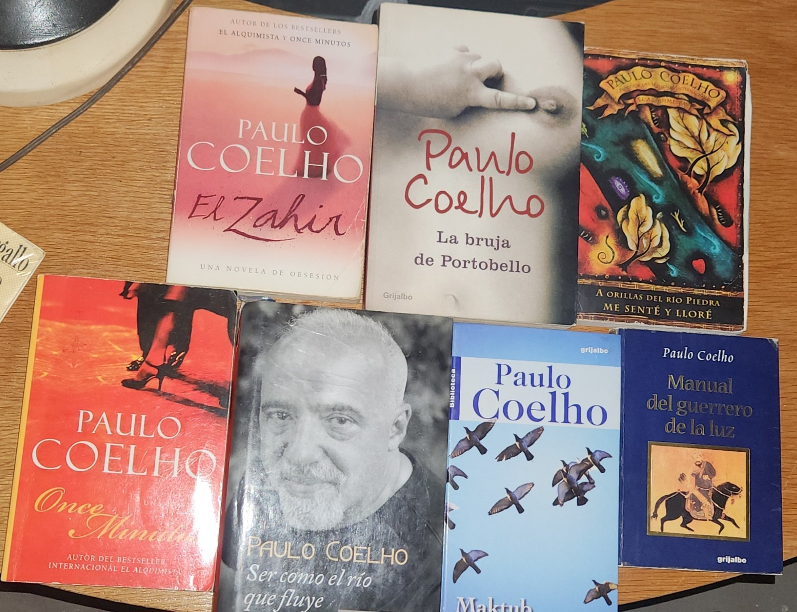 Paulo Coelho Spanish Book Lot (7 Books) El Zahir, Once Minutos, Maktub & More!