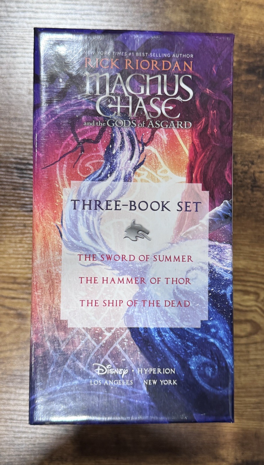 Magnus Chase and the Gods of Asgard 3 Box Set Rick Riordan, Hardcover Disney