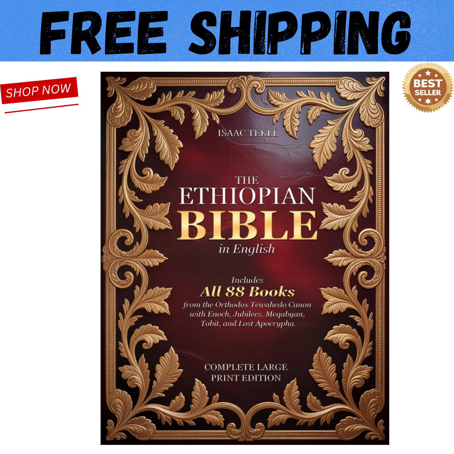 The Ethiopian Bible in English – Complete Large Print Edition: Includes All 88 B