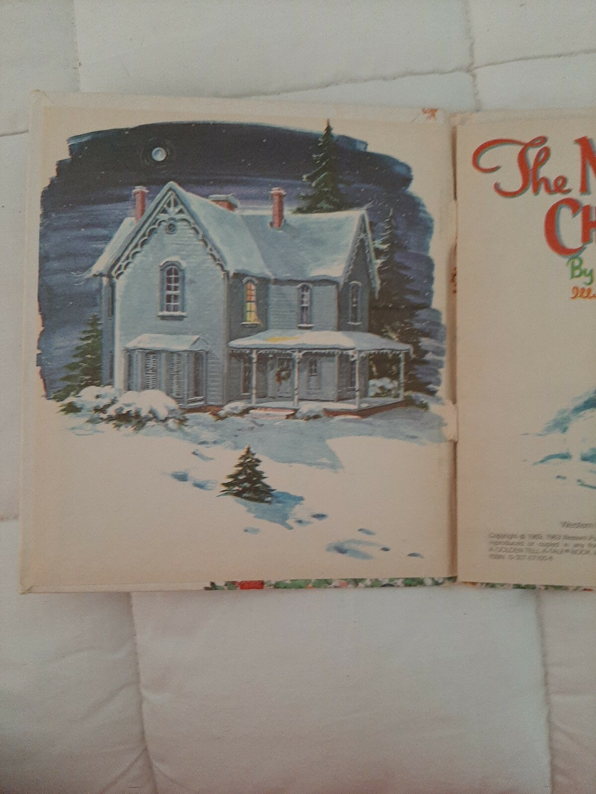 THE NIGHT BEFORE CHRISTMAS Clement C Moore Whitman Tell-A-Tale Hardcover 1969