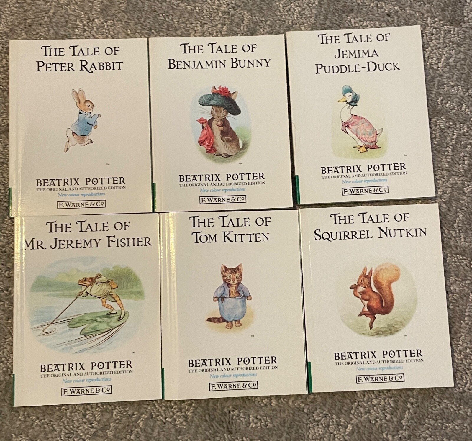 BP Gas Advertising Beatrix Potter Peter Rabbit Book Library Collection Box Set