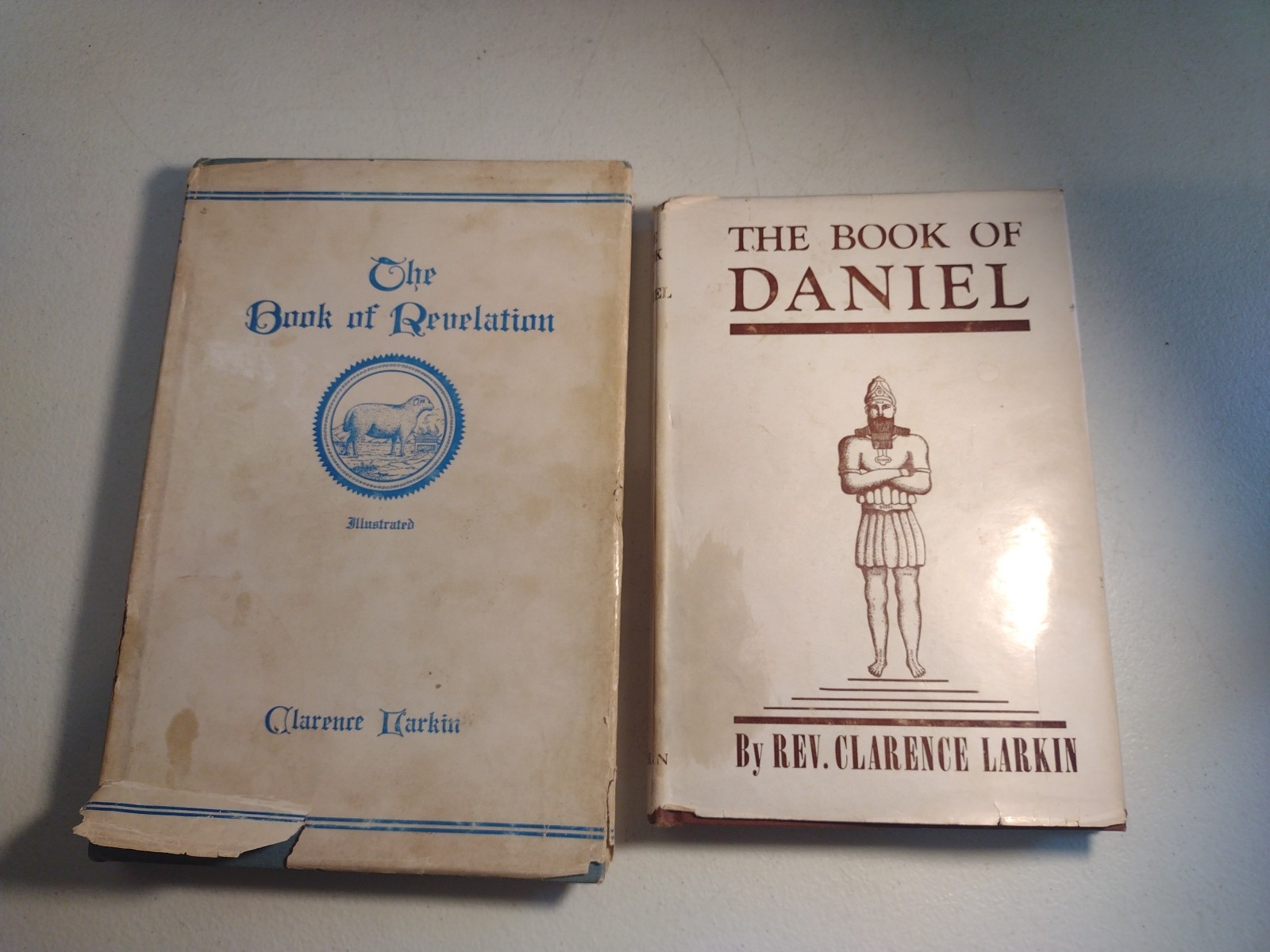 Clarence Larkin Prophecy Lot Book of Revelation 1919 & Book of Daniel 1929