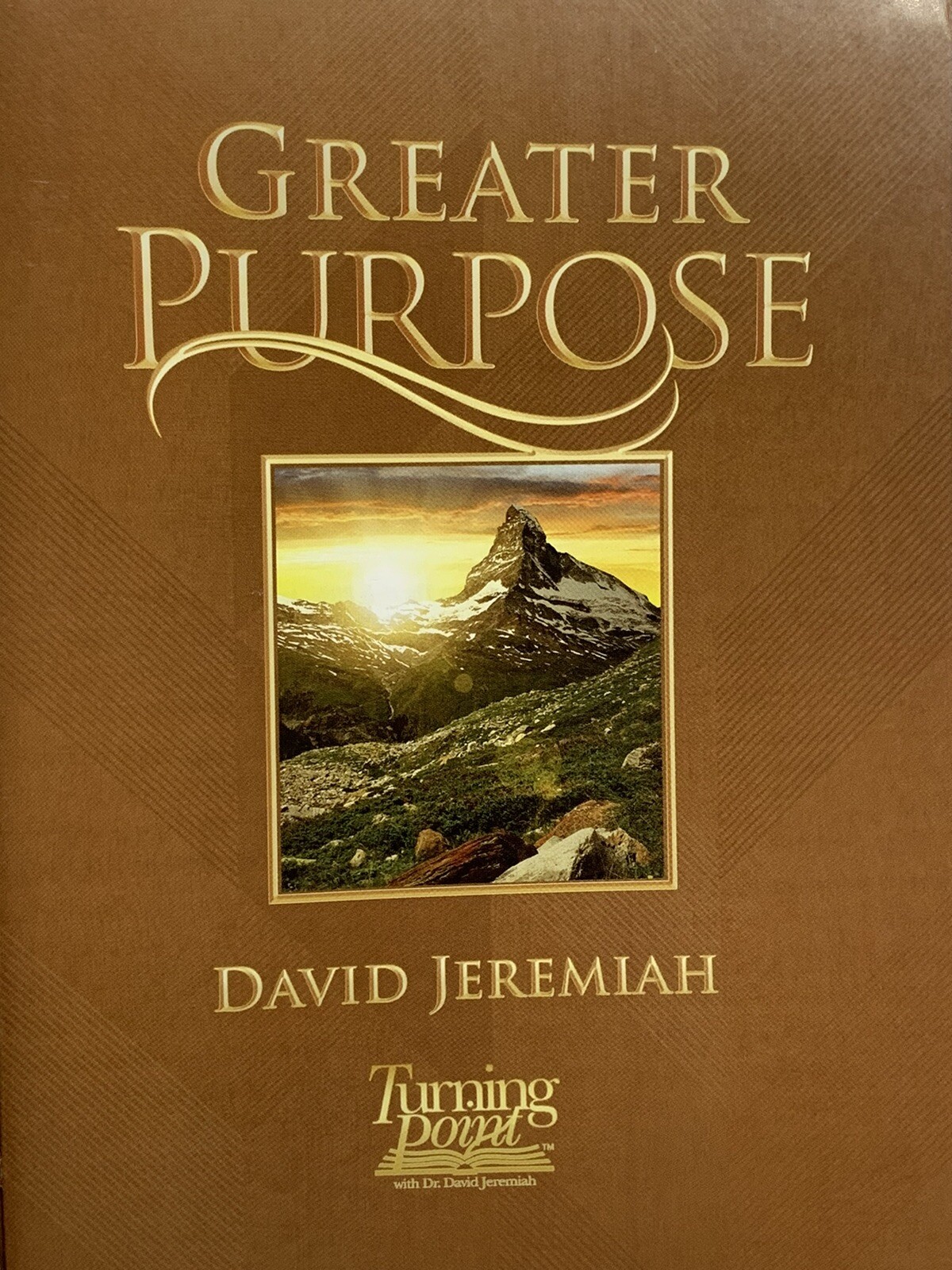Greater Purpose By David Jeremiah Daily Devotional Leather Gold Edged Pages