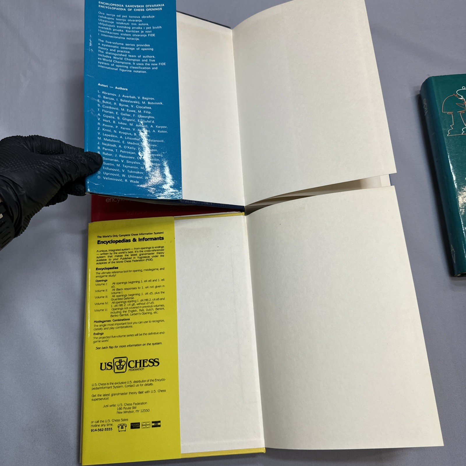 Encyclopedia of Chess Openings A–E Complete 5 Vol Set VG+ w/Dust Jackets