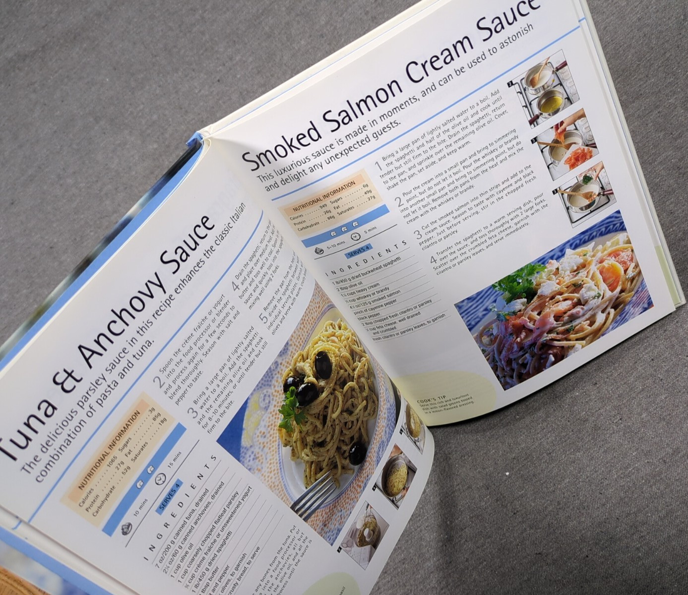 2003 Practical Pasta Sauces VTG Cookbook Published by P3, Parragon, UK 32 pages