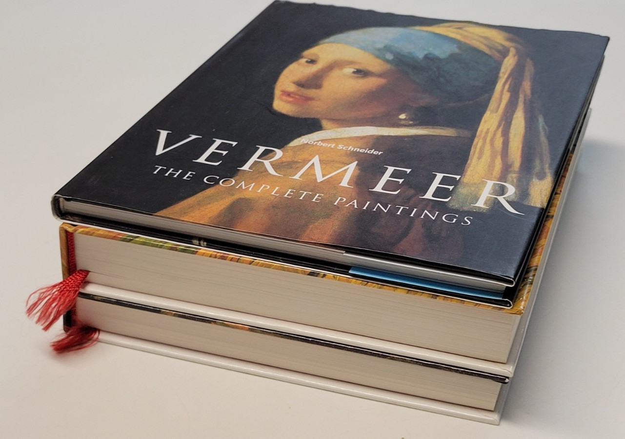 Vincent Van Gogh: The Complete Paintings (2 Volume Set) Hardcover & Vermeer Book