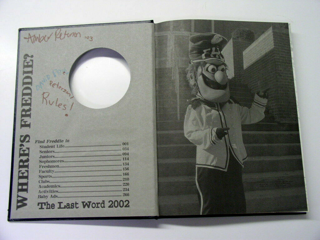 „The Last Word“ 2002 Frederick High School Yearbook – Md – Maryland – 350 Pages!