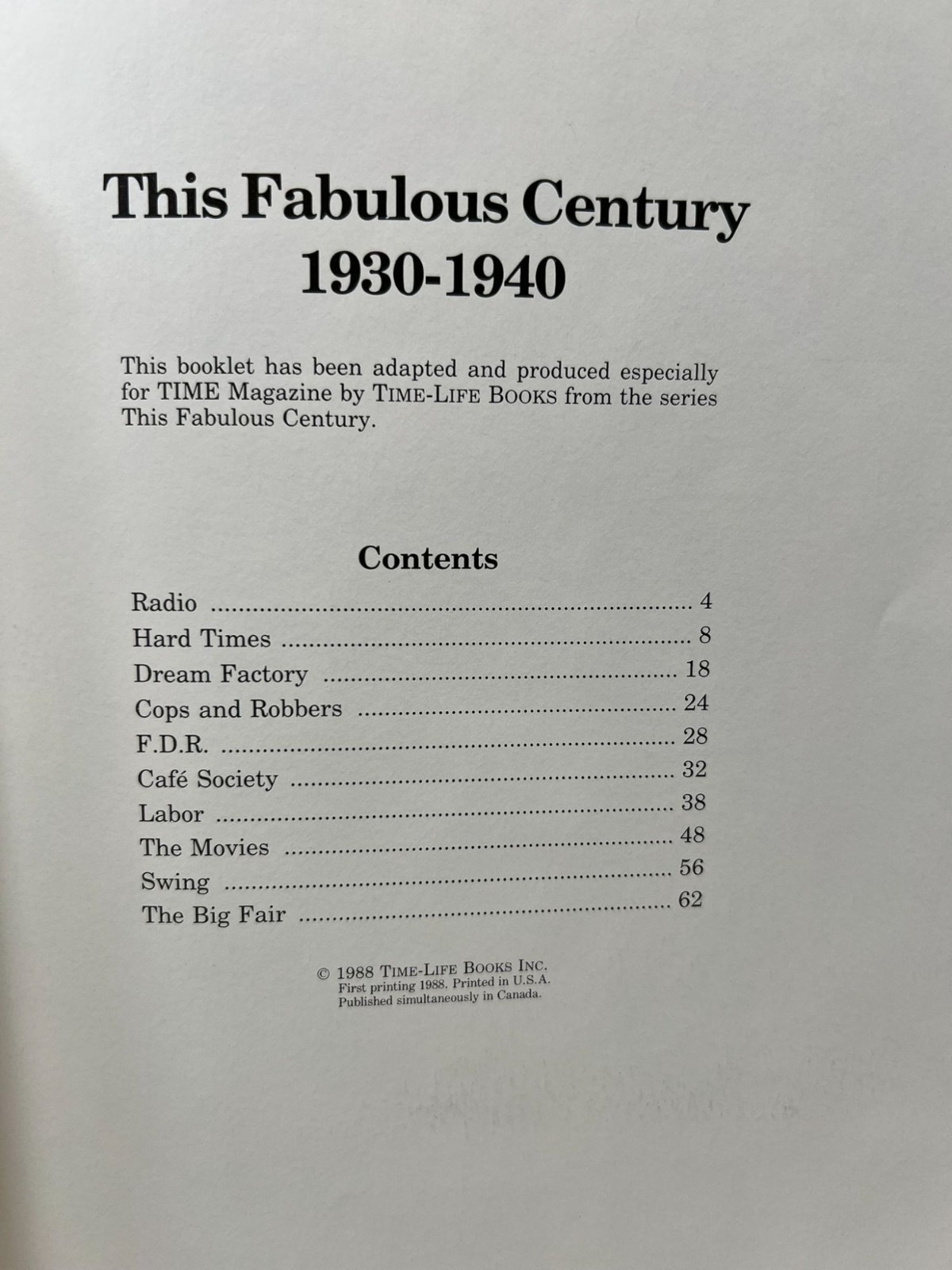 This Fabulous Century 1920-1970 Time-Life Books 5-Book Lot 1988 First Edition