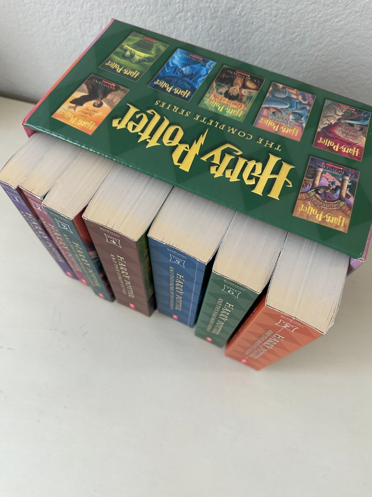 Harry Potter Paperback Boxset #1-7 by J. K. Rowling (2009, Hardcover)