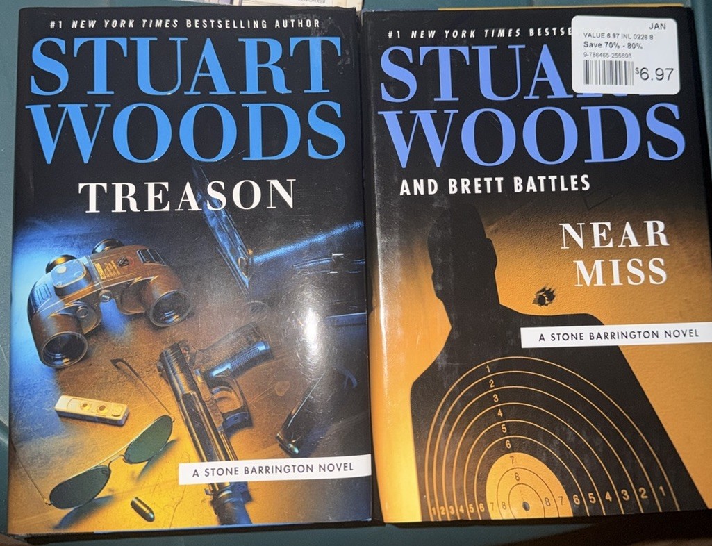 Lot of 5 Stuart Woods Books – Teddy Faye Featuring Stone Barrington Series HC