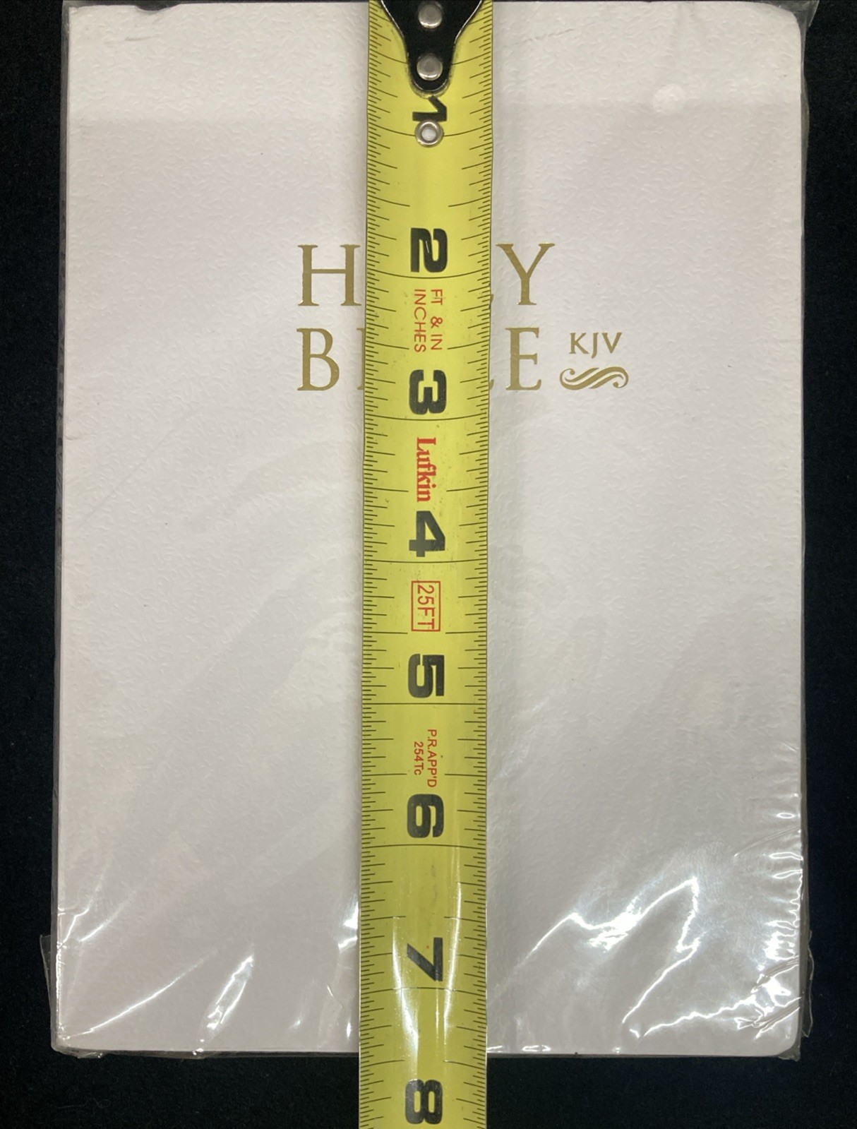 Holy Bible KJV Old & New Testament Red Letter Edition White Leatherette