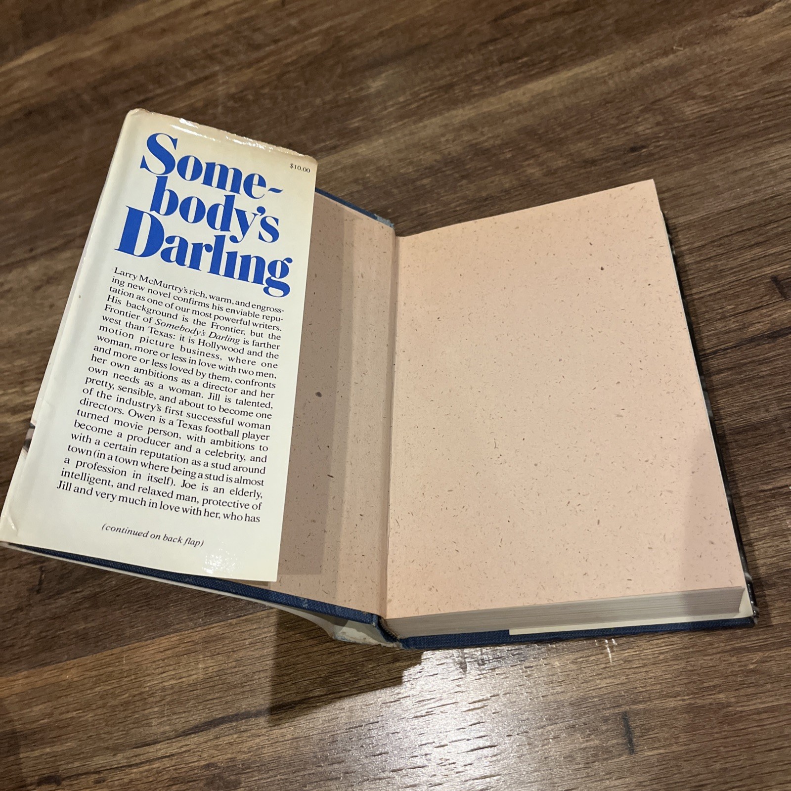 Somebody’s Darling by Larry McMurtry first edition