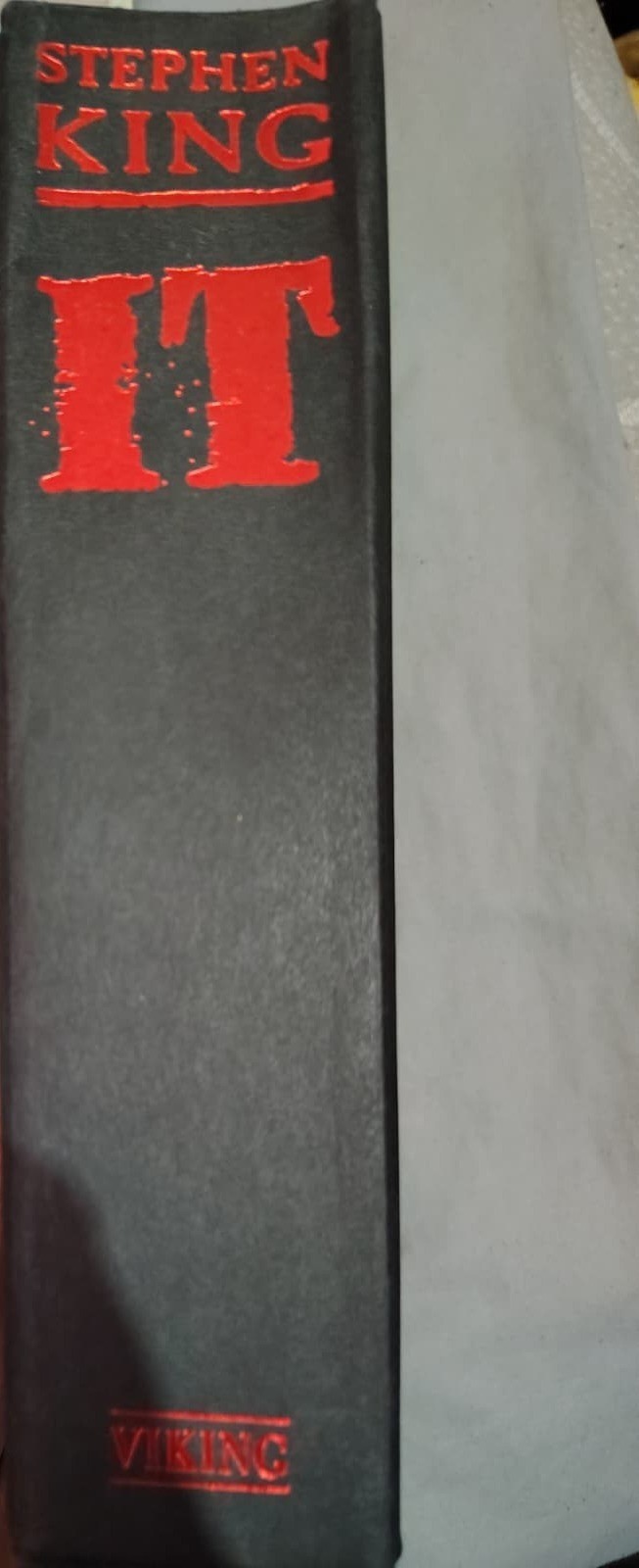 Stephen King IT 1986 Viking HBDJ True First Printing First Edition Book VG