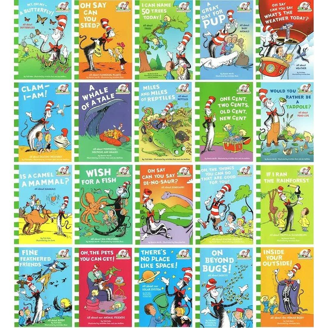 The Cat In The Hats Learning Library 20 Books Boxset By Dr. Seuss NEW Paperback