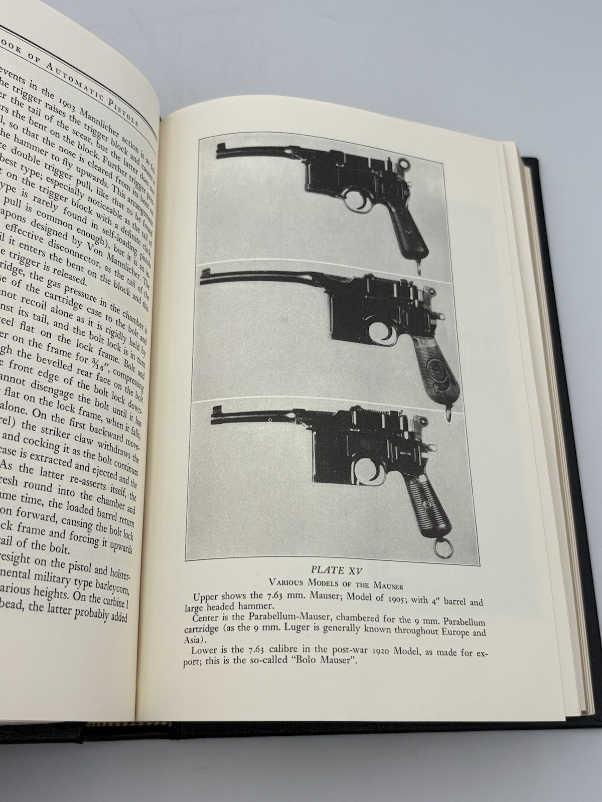 Textbook Of Automatic Pistols By Wilson Special Edition Leather Bound HC