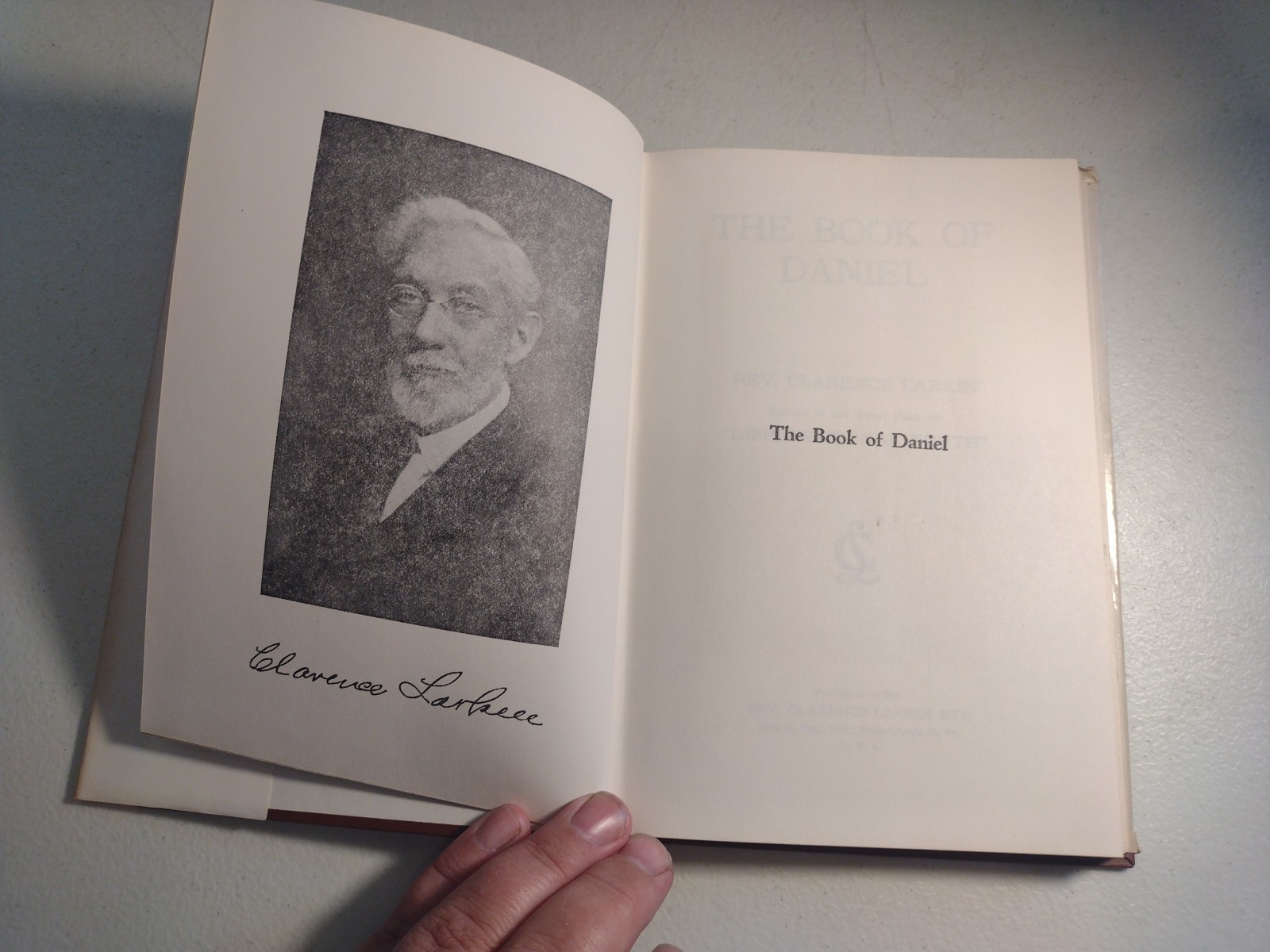 Clarence Larkin Prophecy Lot Book of Revelation 1919 & Book of Daniel 1929