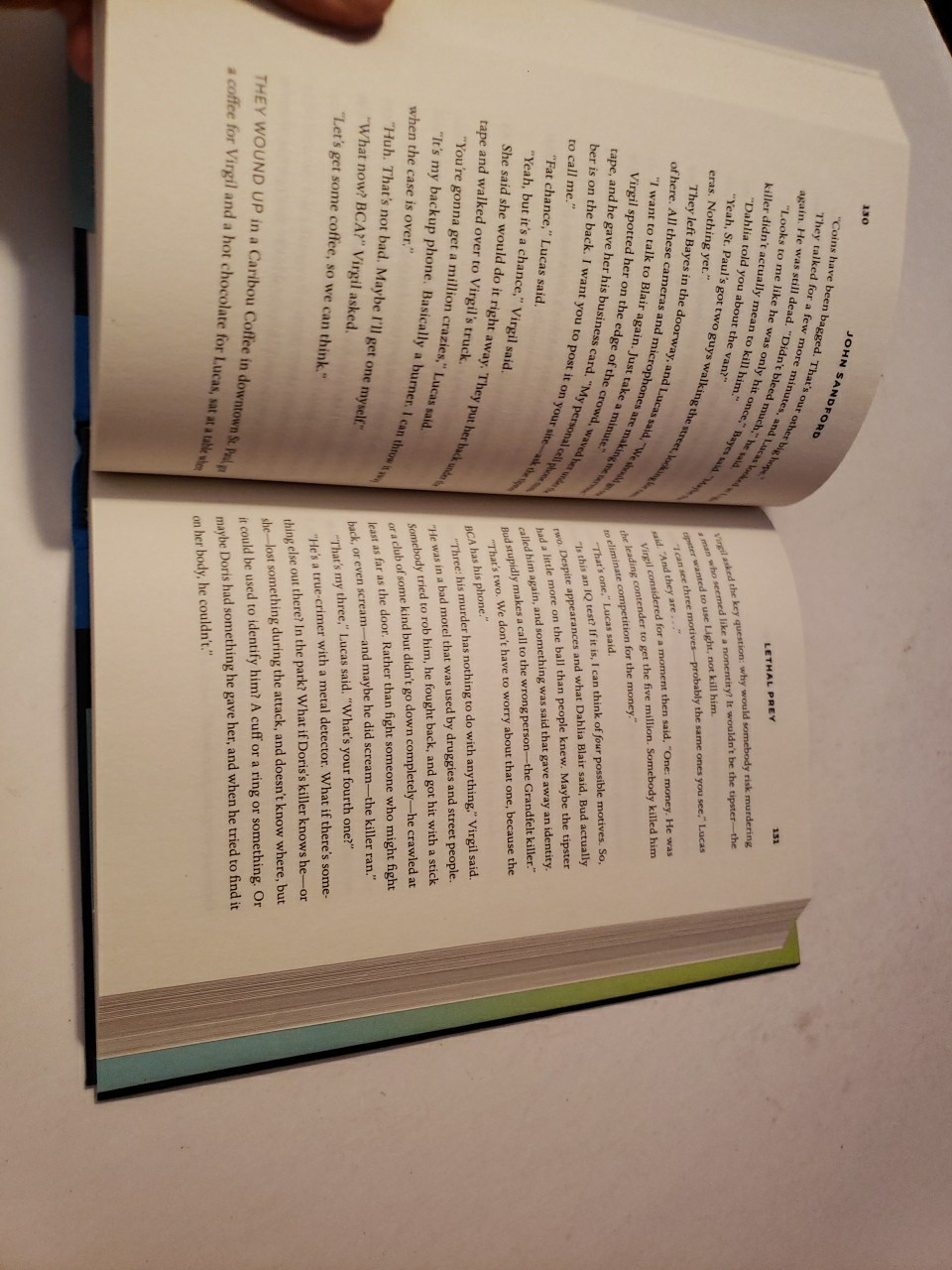 Lethal Prey (A Prey Novel) Hardcover – 2025 by John Sandford 1st Printing