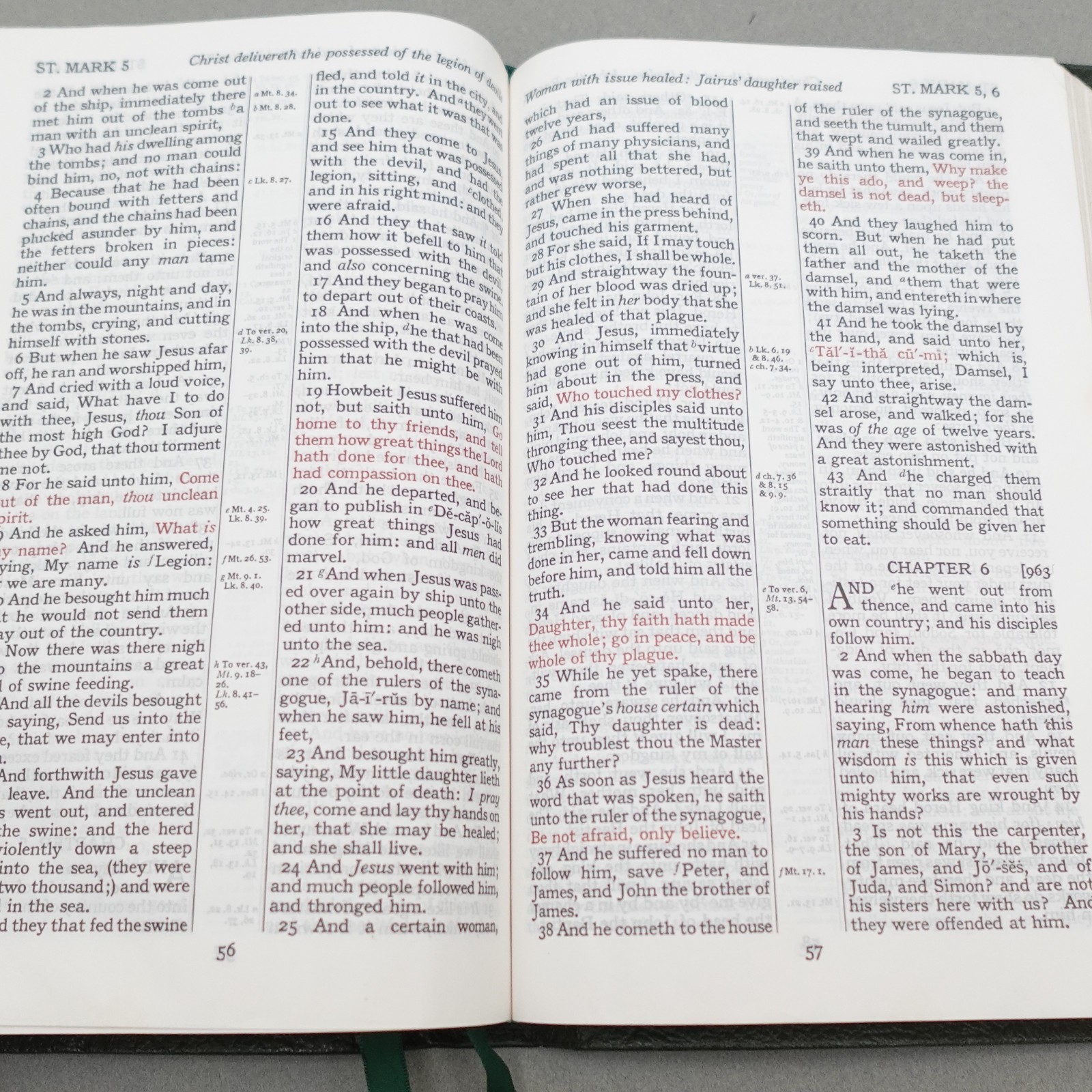 Rare Kenneth Hagin Ministries Rhema KJV Study Bible Calfskin Green by Cambridge