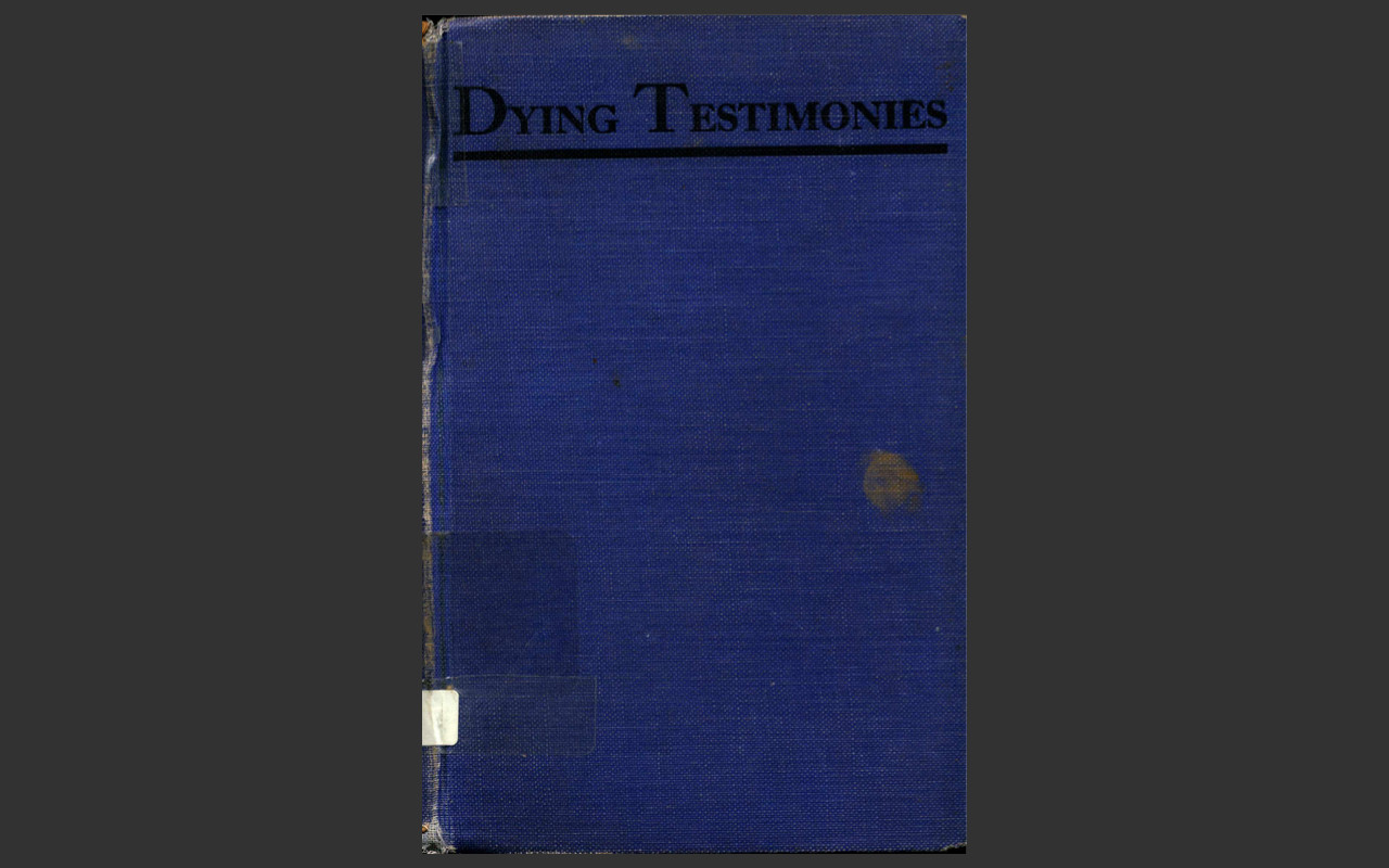 Dying Testimonies of the Saved Unsaved-Solomon Shaw-Christian Study Book on CD
