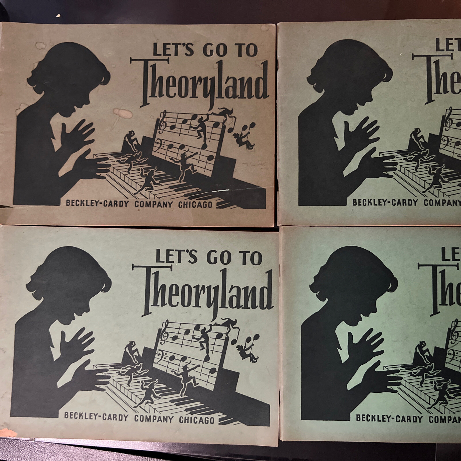Let’s Go To Theoryland Beckley Cardy Co. Chicago VTG Childrens Music Theory Book