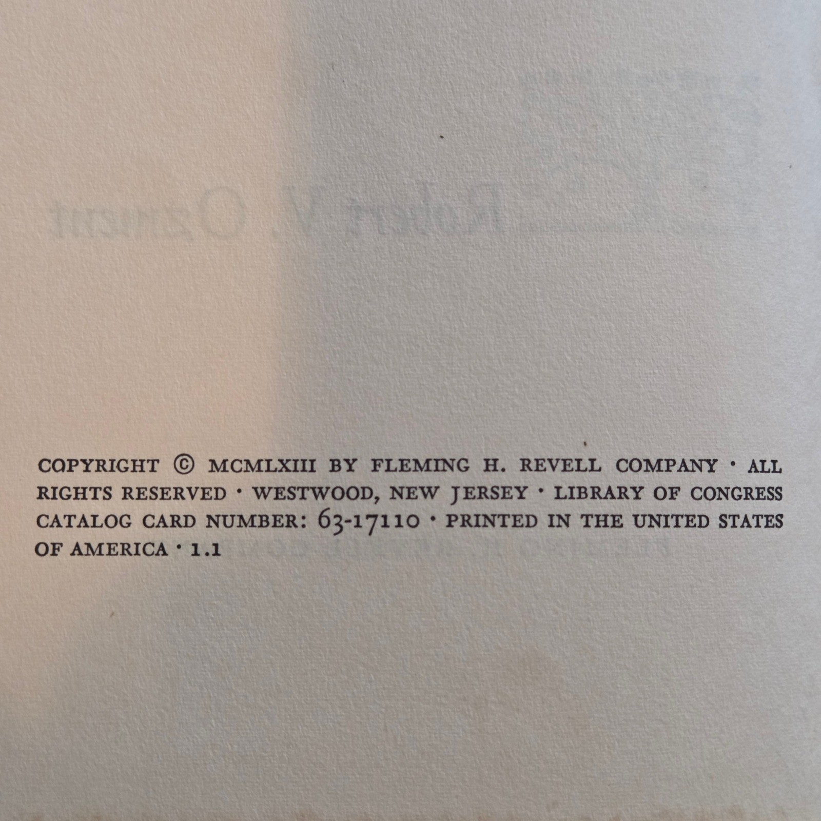 Happy Is the Man Robert V. Ozment 1963 Revell Hardcover w/ Dust Jacket