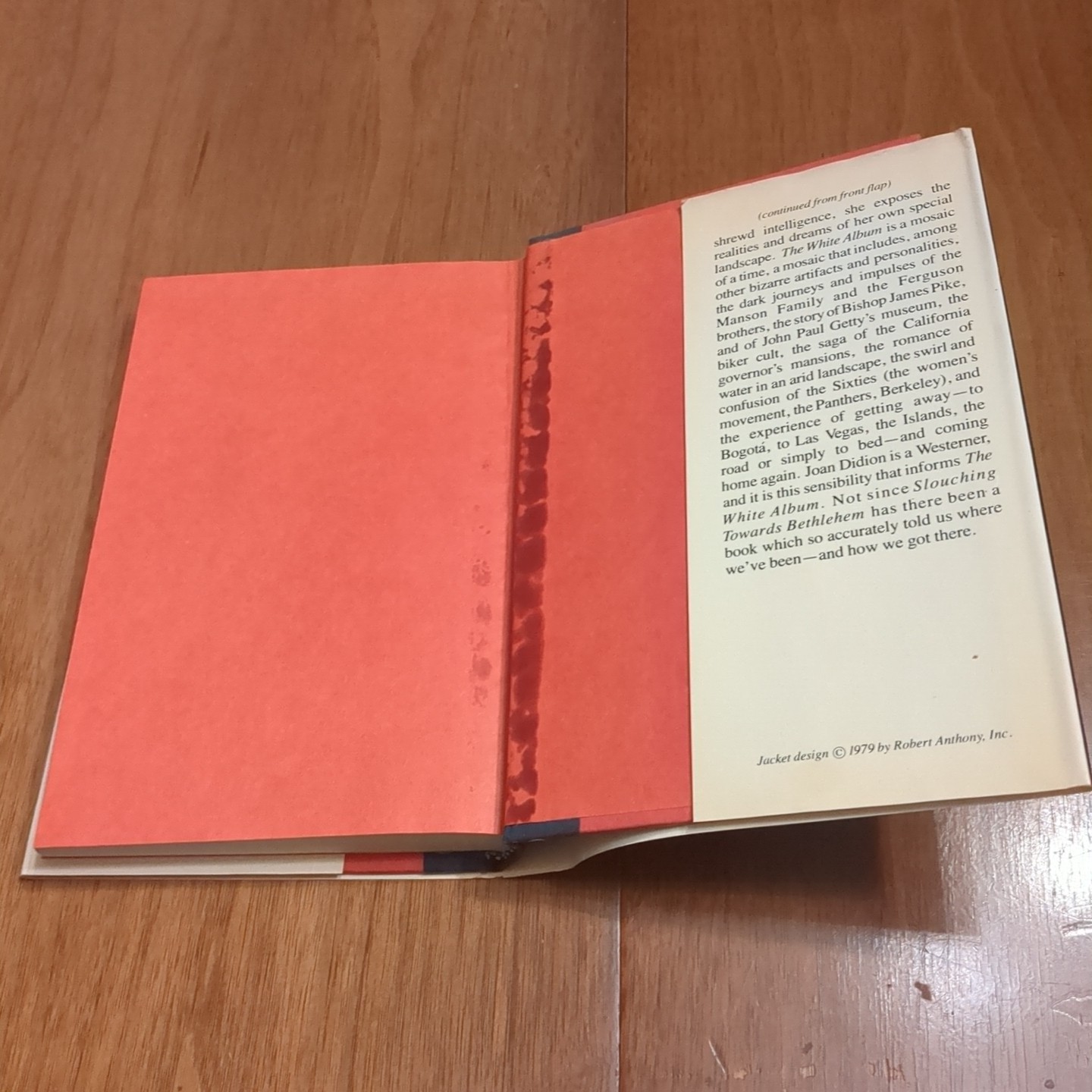 The White Album by Joan Didion – 1st Edition, 3rd Printing Hardcover.