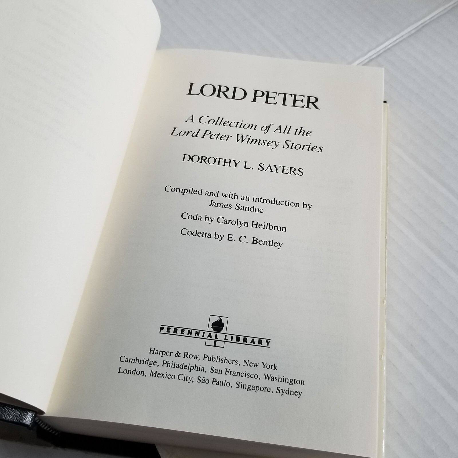 Dorothy Sayers LORD PETER Wimsey Lot Gaudy Night Nine Tailors Hangmans Holiday