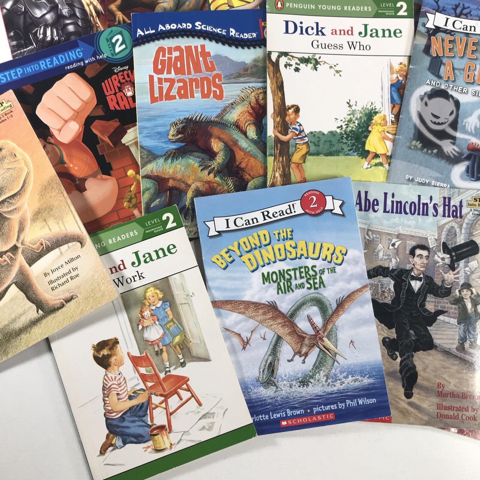 Random Lot of 10 Level 2 Step Into Reading | I Can Read | Learn To Read FOR BOYS