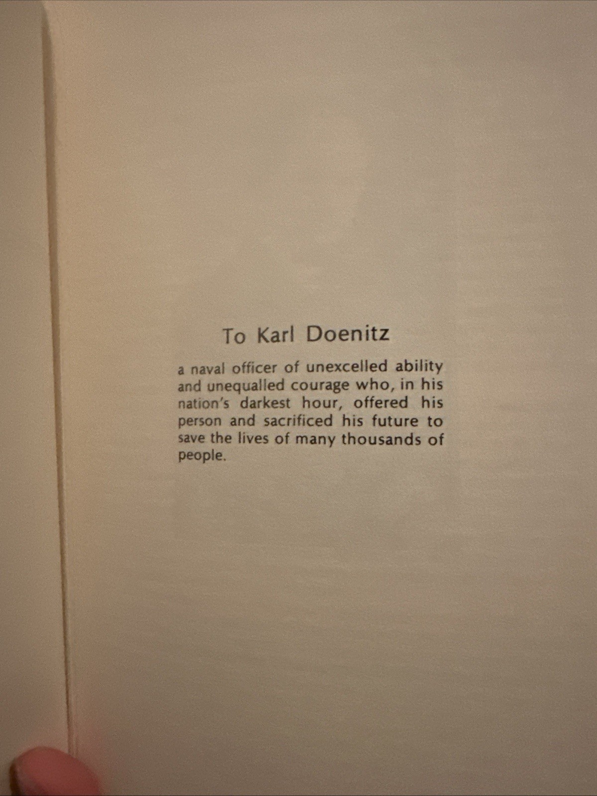 DOENITZ AT NUREMBERG A RE-APPRAISAL : War Crimes & the Military -with Signatures