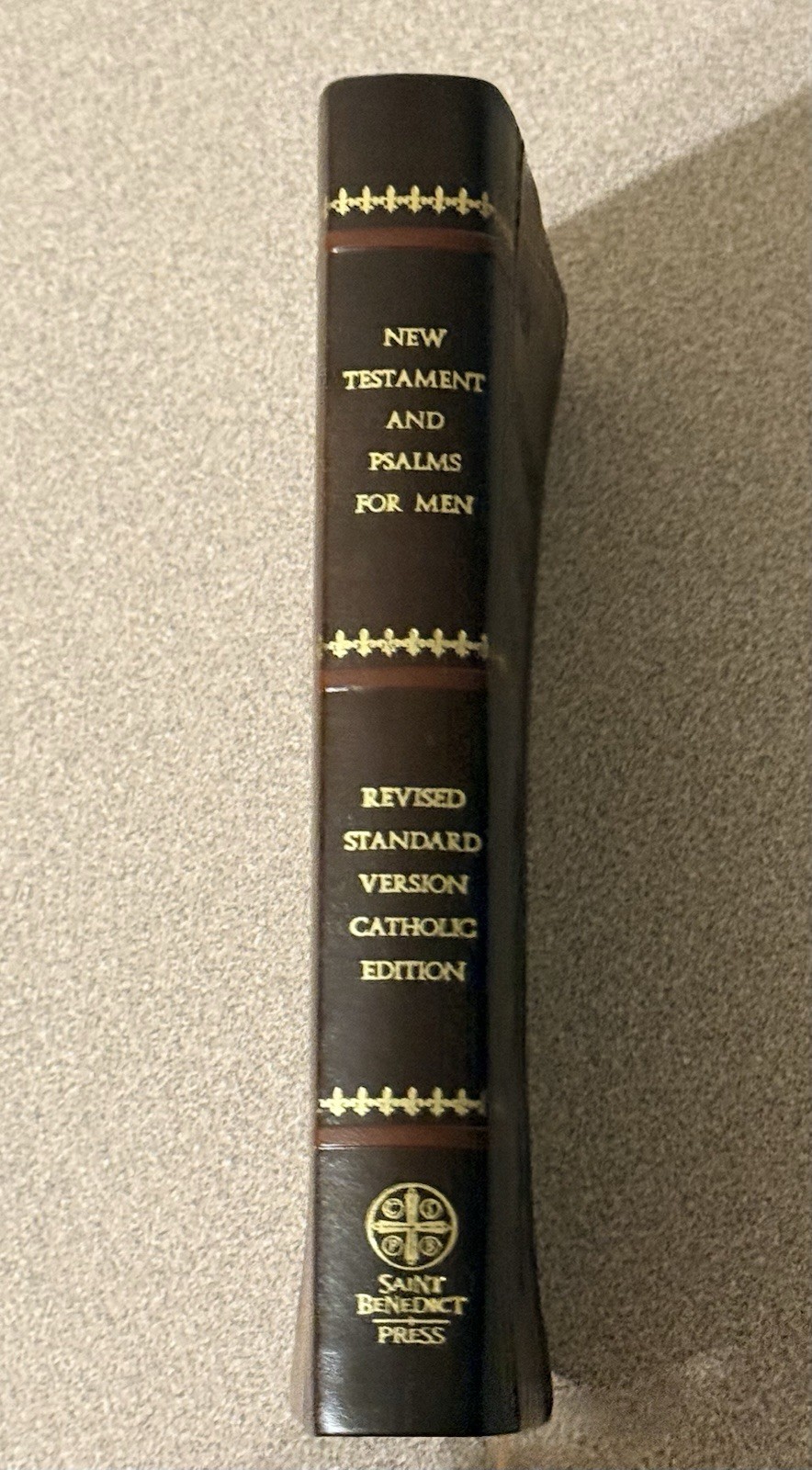 New Testament and Psalms for Men Saint Benedict Press RSV-CE Leatherette