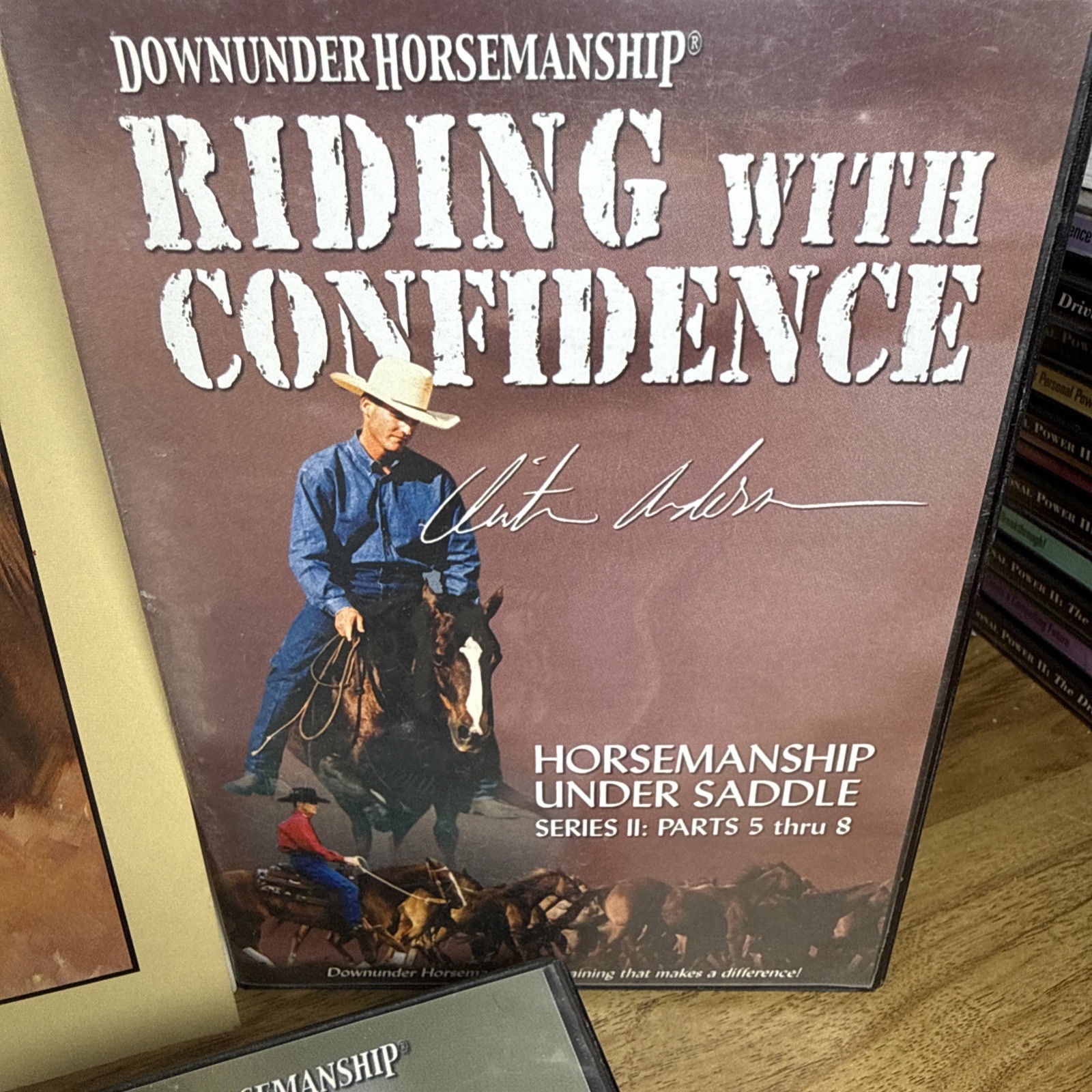 Lot HORSE EQUINE Literature Equestrian Books And Dvds