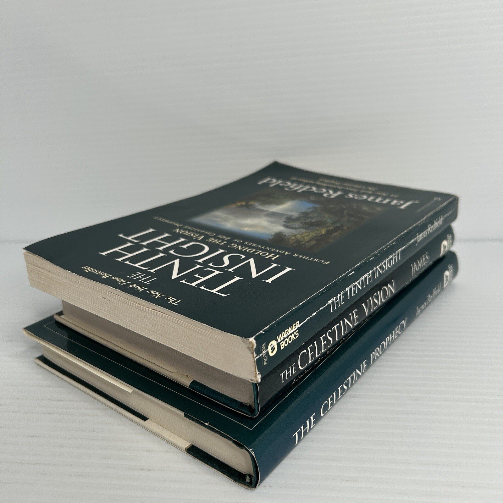 3 Book Lot James Redfield 10th Insight, Celestine Vision, & Celestine Prophecy