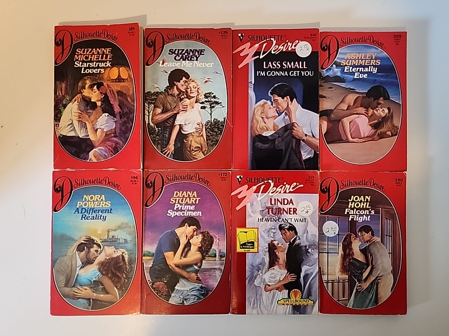 Lot of 100 Harlequin/Silhouette Desire Romance Paperbacks Random Mix Vintage