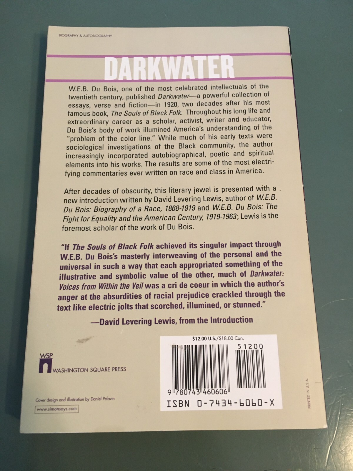 Darkwater The Givens Collection Paperback W. E. B. Du Bois Ships Free US Seller