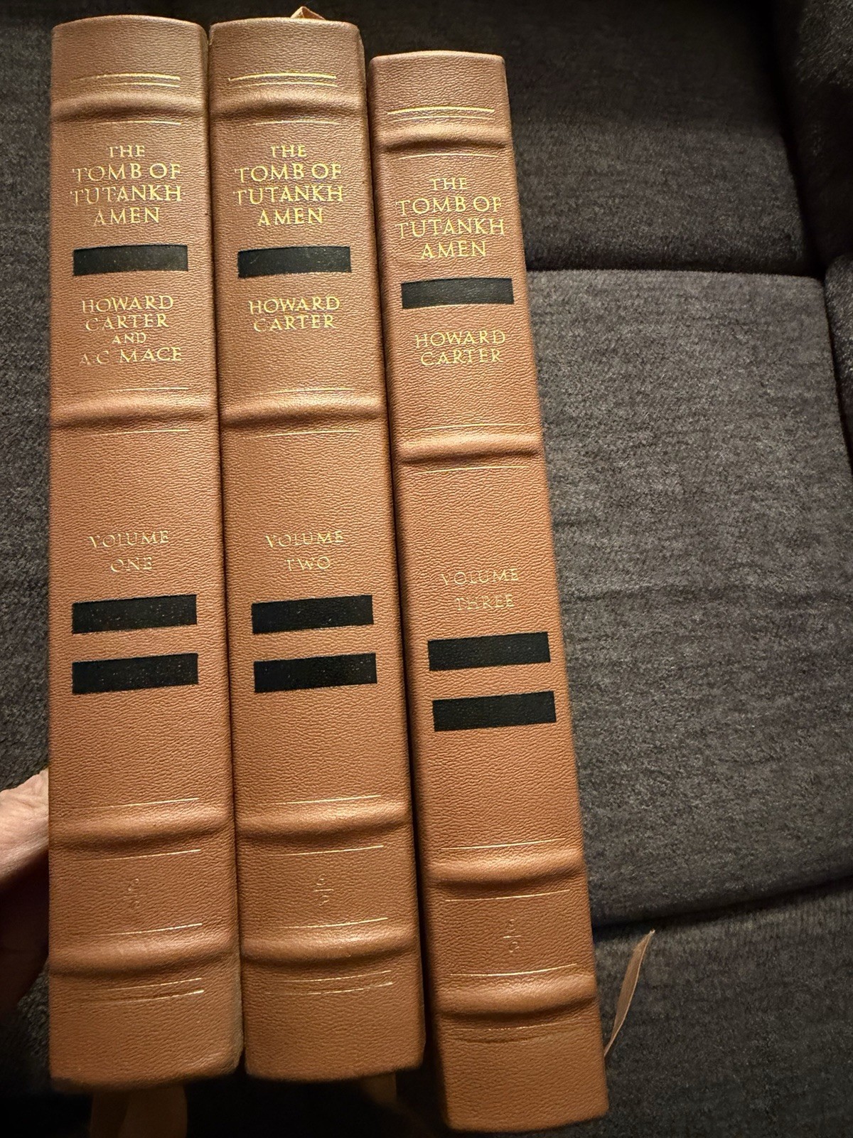 THE TOMB OF TUTANKHAMEN By Howard Carter, 3-Volume Set. 2009 EP Hardcover