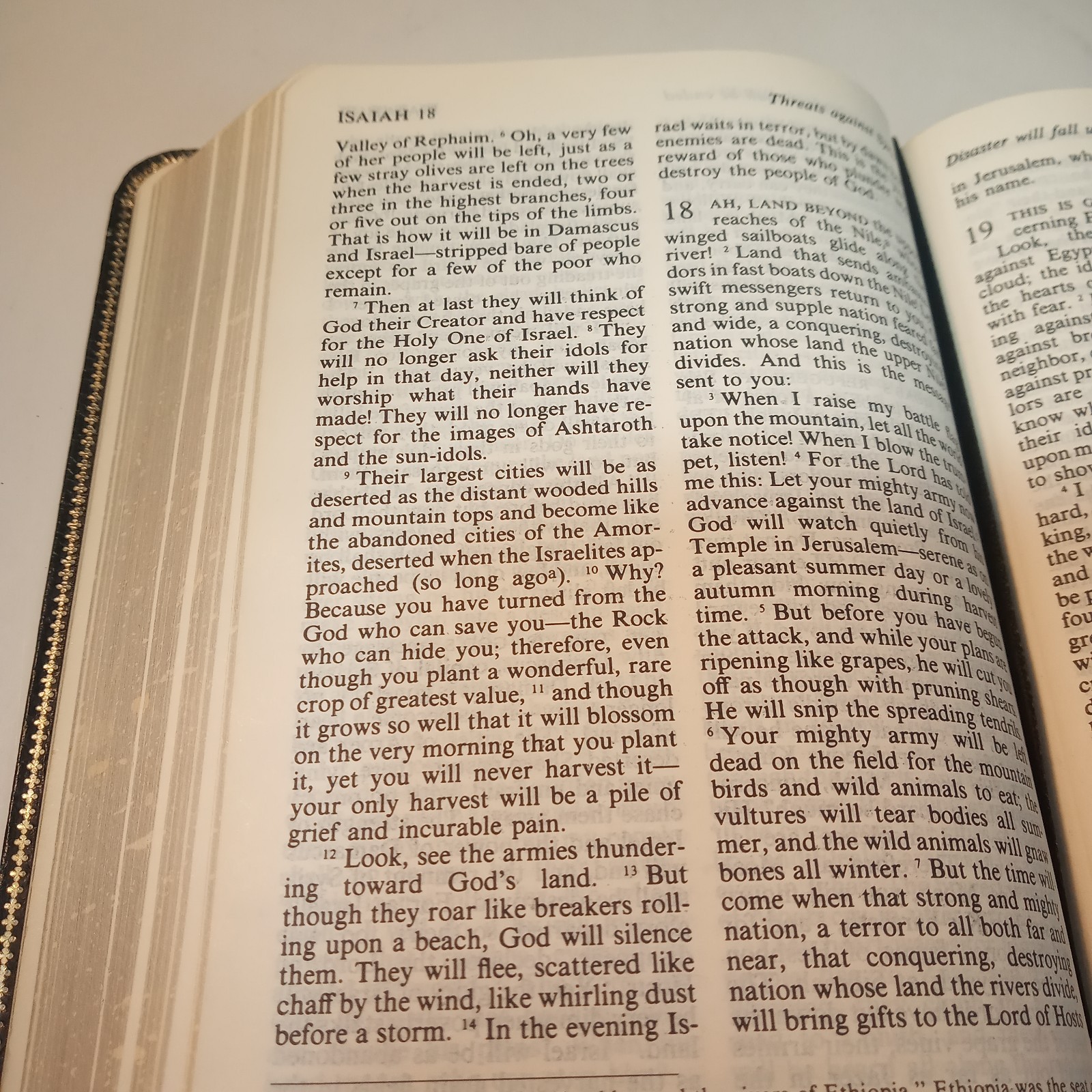 The Living Bible Paraphrased 1977 Compact Vintage Tyndale Black Bonded Leather