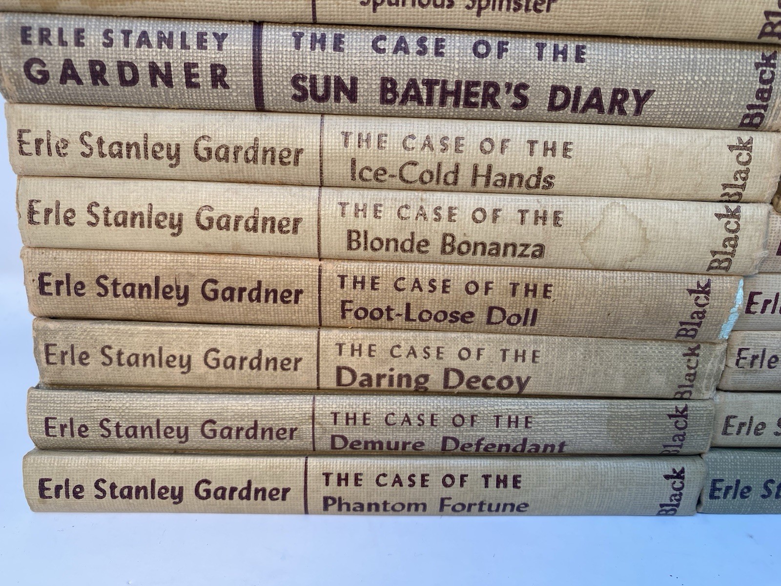 Perry Mason Erle Stanley Gardner Mystery Lot of 25 Hardcovers 1950s 1960s