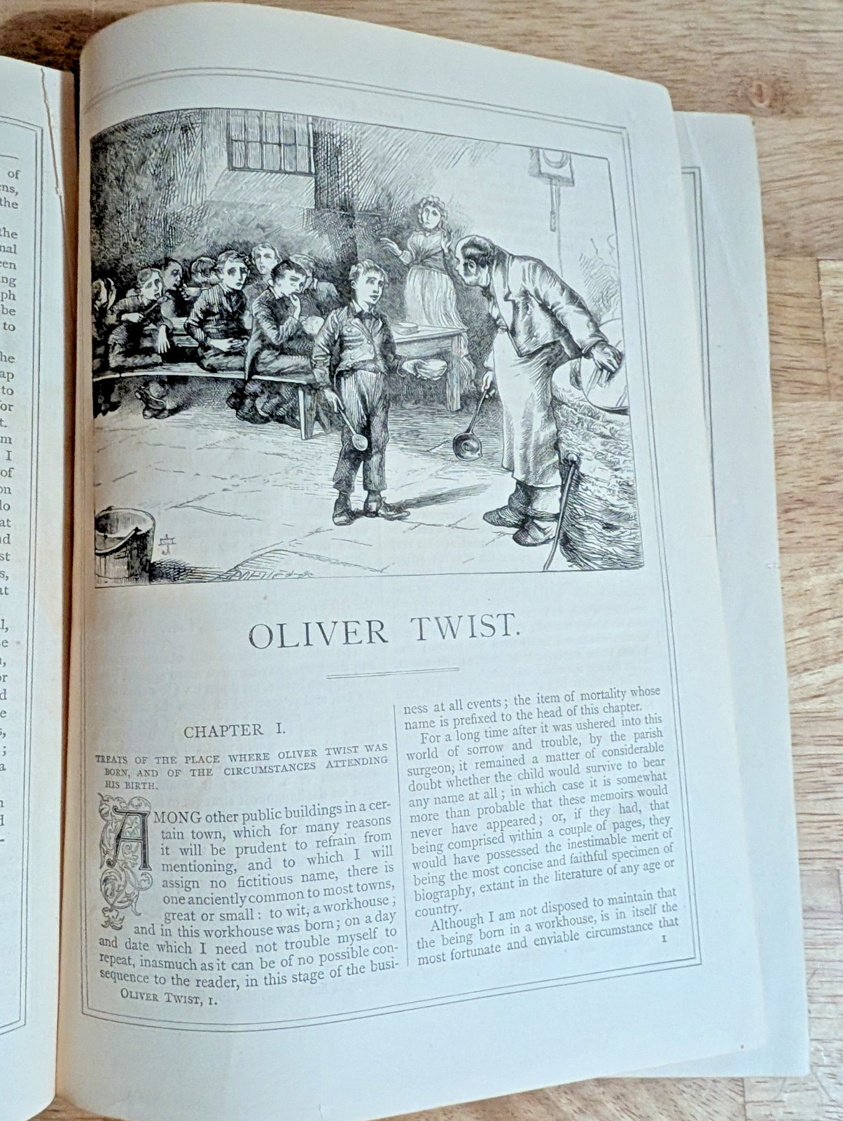 Charles Dickens Oliver Twist Household Edition circa 1870s HC Book D. Appleton