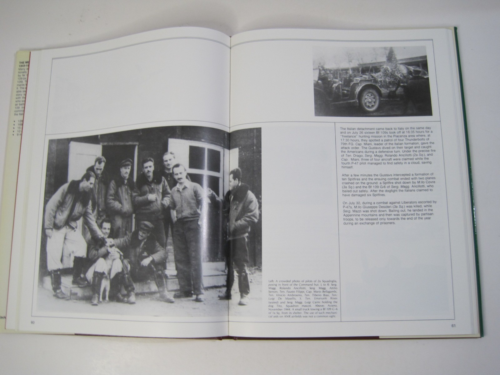 The Messerschmitt 109 in Italian Service 1943-1945 By Ferdinando D’amico HC 1985