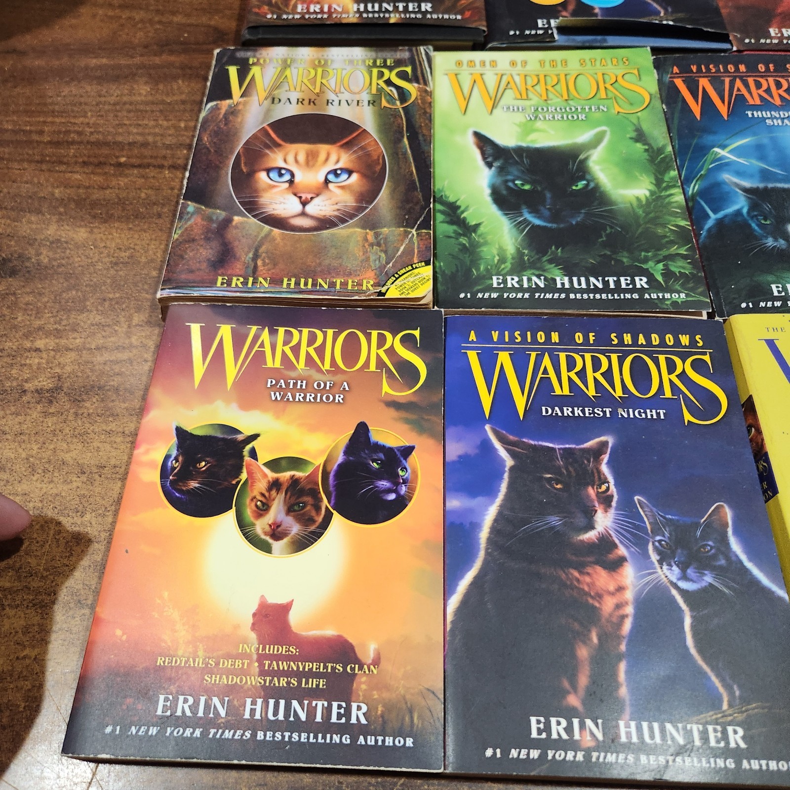 Warriors Lot of 13 Books Cat Series Bundle By Erin Hunter, 3 HC, 10 PB