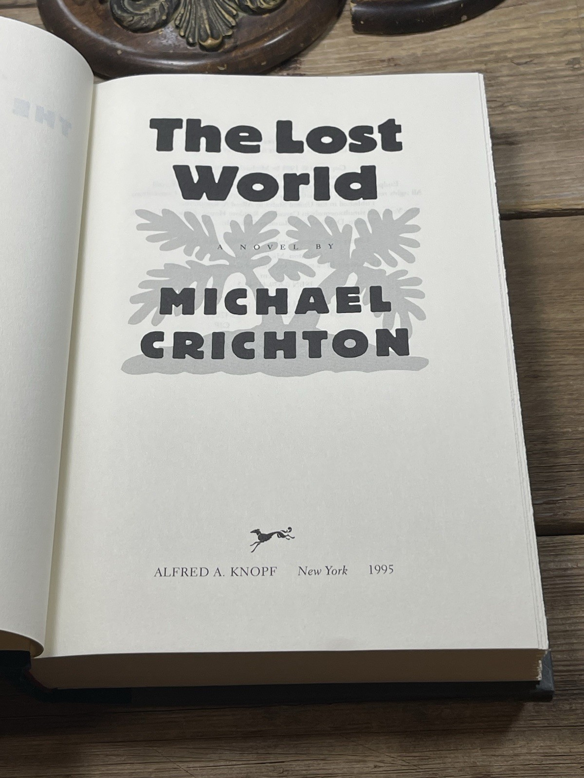 The Lost World – Michael Crichton 1st Edition & Printing HC Very Good Fast Ship