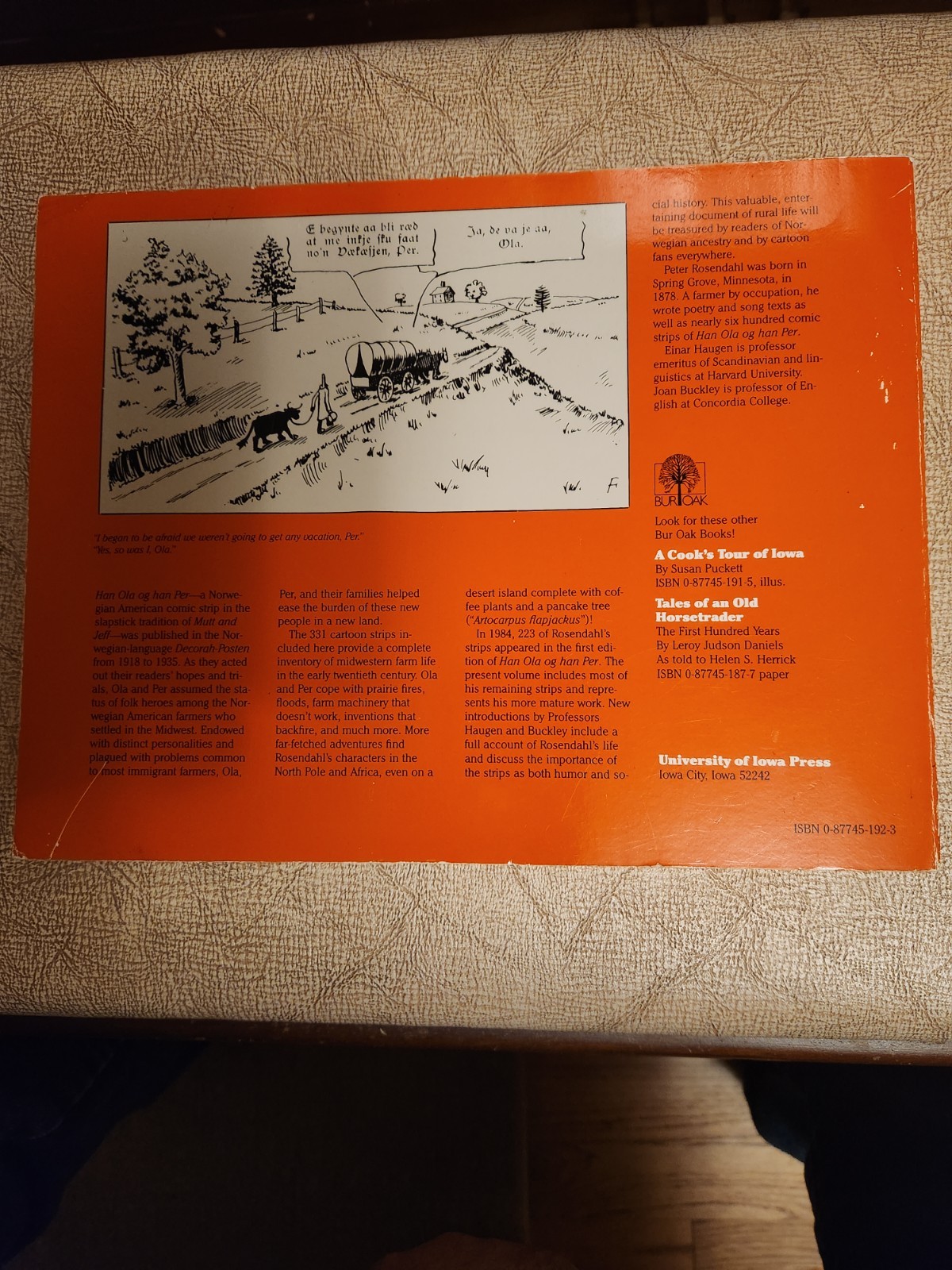 More Han Ola Og Han Per by Peter J. Rosendahl Softcover Book – Rare