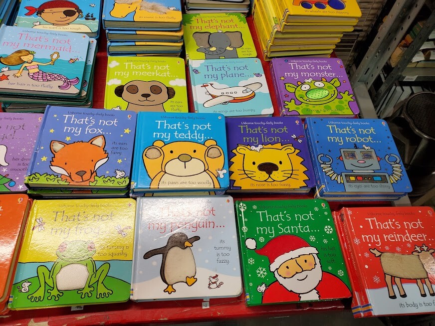LOT OF 5 USBORNE KIDS TOUCHY-FEELY „THAT’S NOT MY“ BOARD BOOKS – RANDOM *MIX*