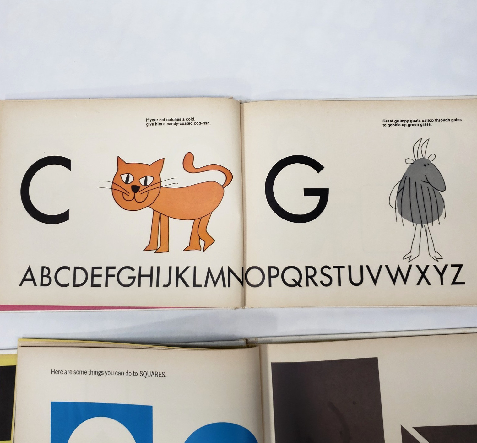 Vintage Sesame Street Books Lot 5 Preschool Press 1970s Hardcover Set Shapes ABC